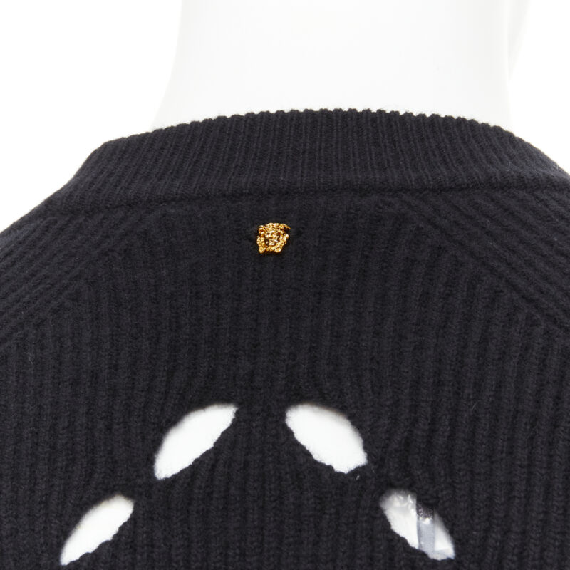 Versace Medusa Wool Sweater - Back view