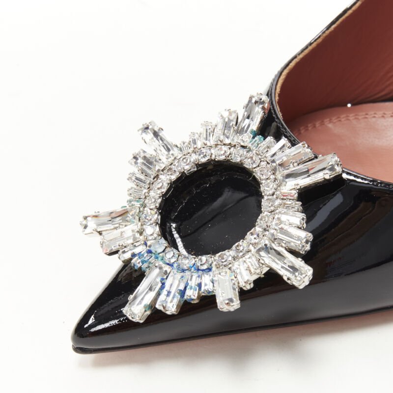 Amina Muaddi Crystal Buckle Pumps - Detail 2