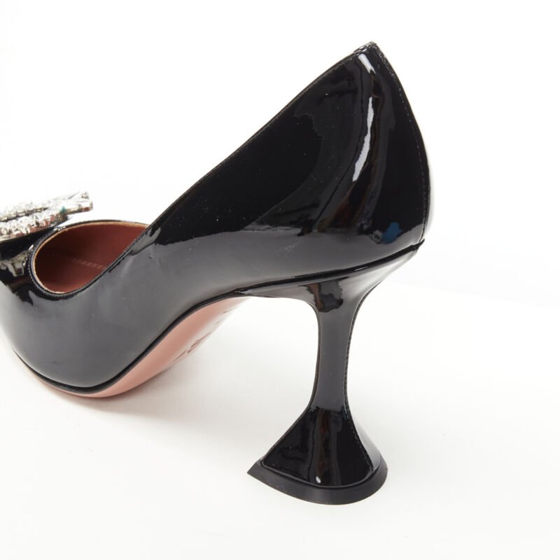 Amina Muaddi Crystal Buckle Pumps - Image 10