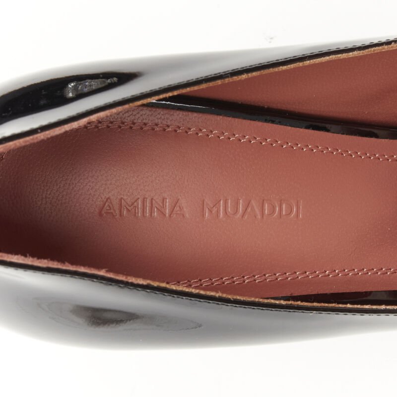 Amina Muaddi Crystal Buckle Pumps - Image 11