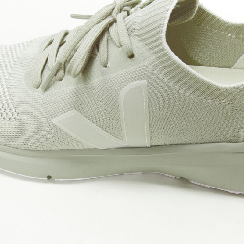 Veja X Rick Owens Oyster Knit Sneakers - Image 10