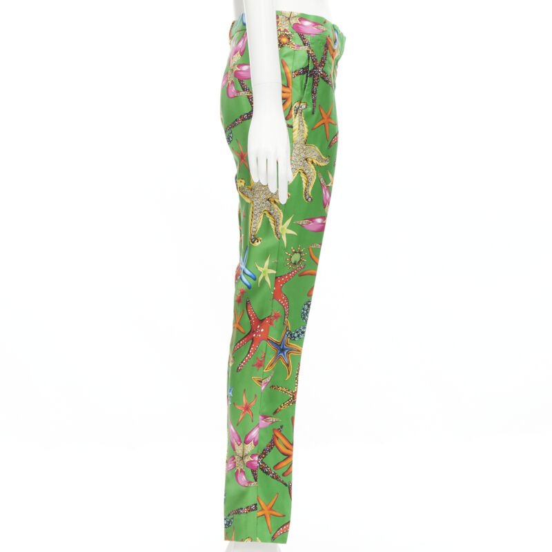 Versace Starfish Print Pants - 4
