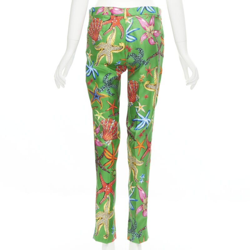 Versace Starfish Print Pants - Side view