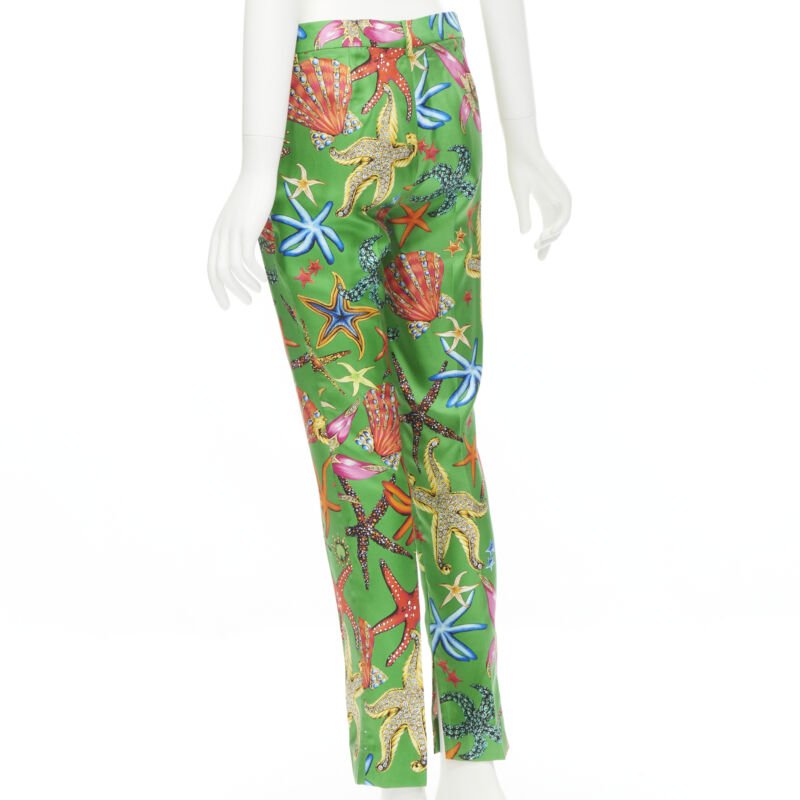 Versace Starfish Print Pants - Detail 1