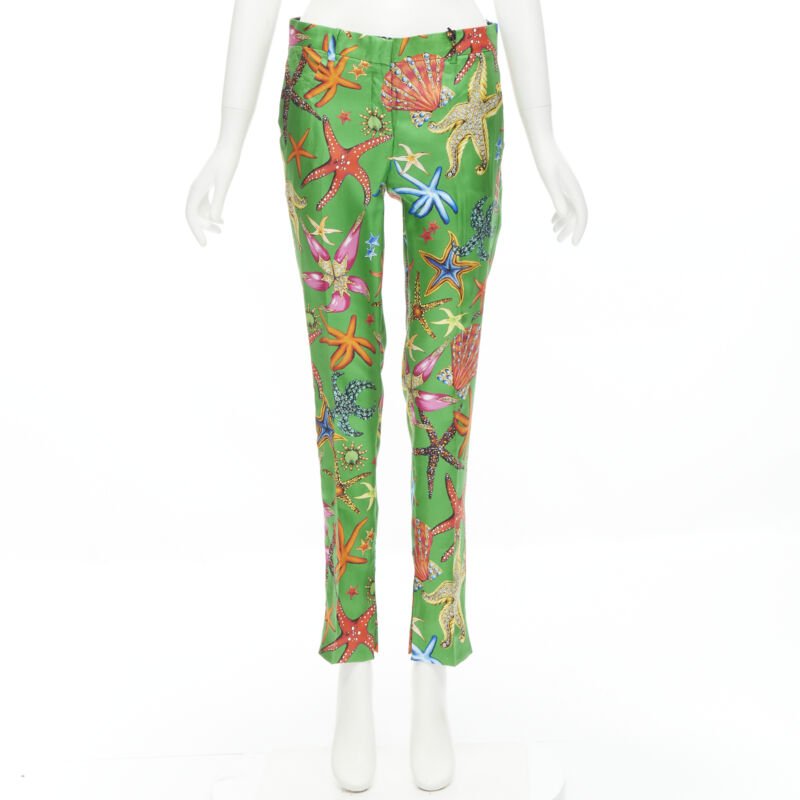 Versace Starfish Print Pants - Image 12