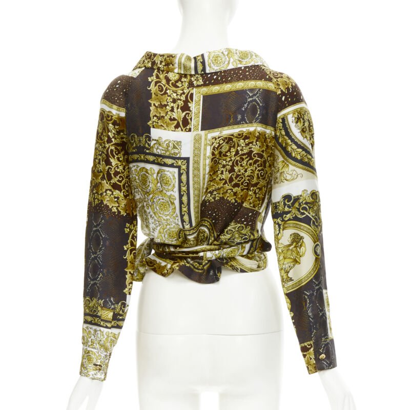 Versace Mosaic Wrap Shirt - Side view