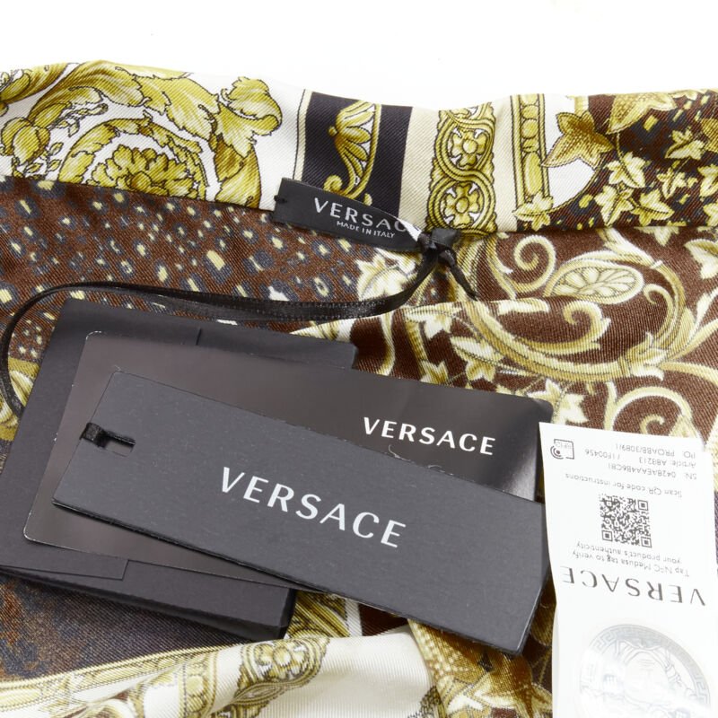 Versace Mosaic Wrap Shirt - Image 10
