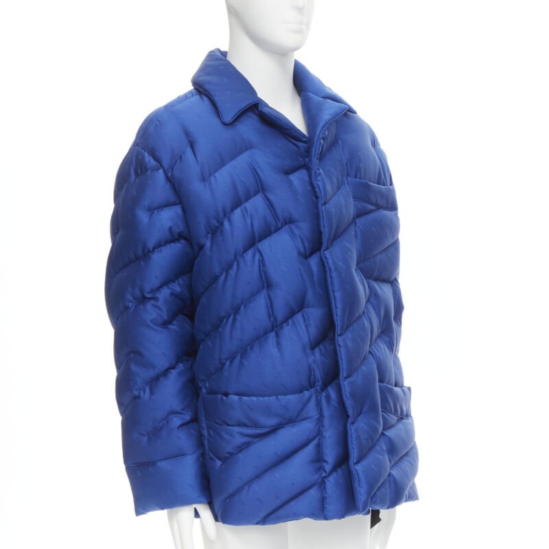 Fendi Blue Logo Puffer - Image 6
