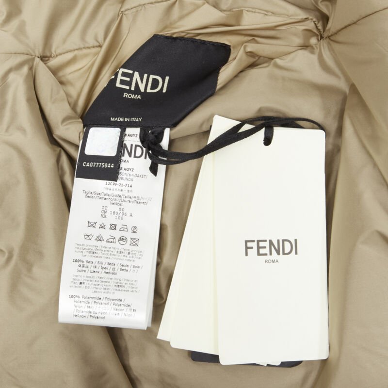 Fendi Blue Logo Puffer - Image 10