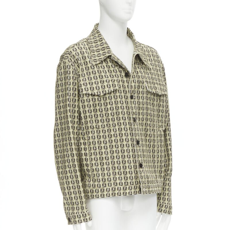 Fendi Brown Zucca Jacket - Image 6