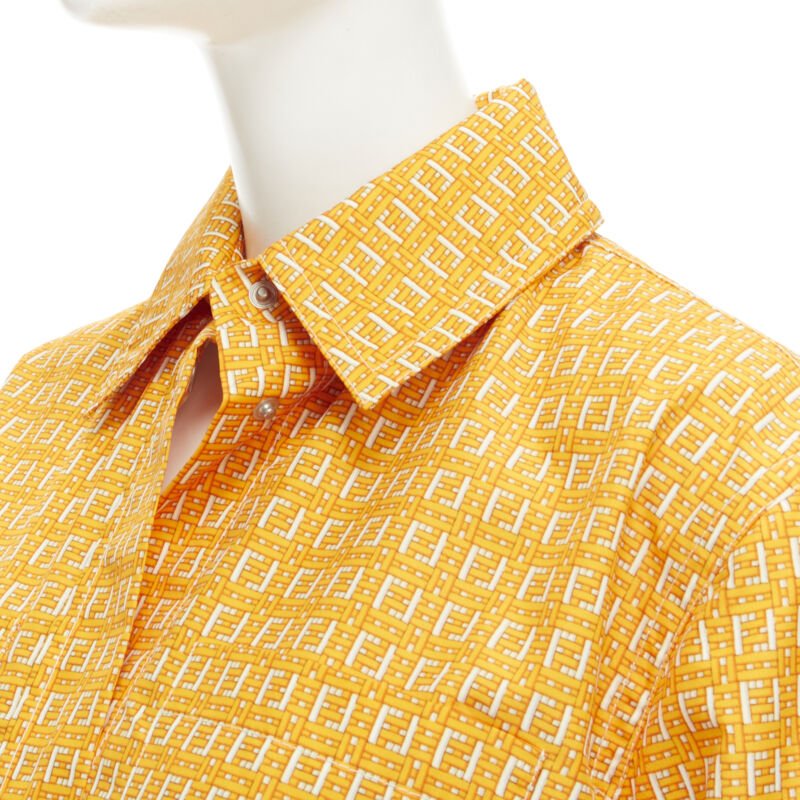 Fendi Zucca Print Shirt - Back view