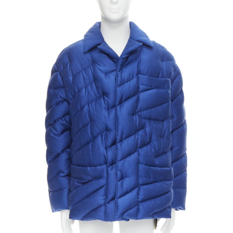 Fendi Blue Logo Puffer