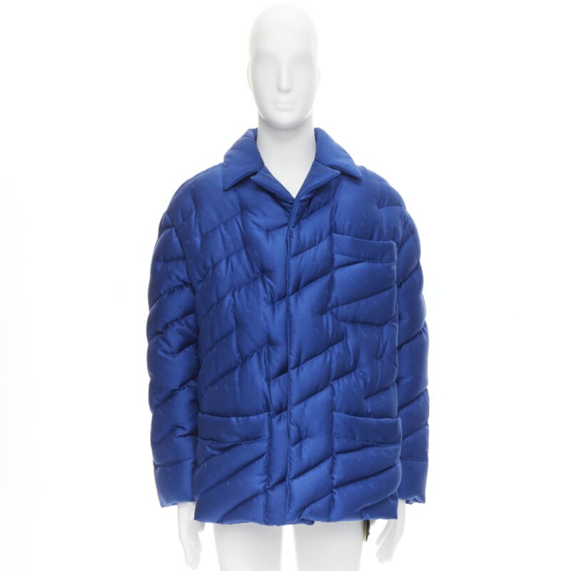 Fendi Blue Logo Puffer - Image 11