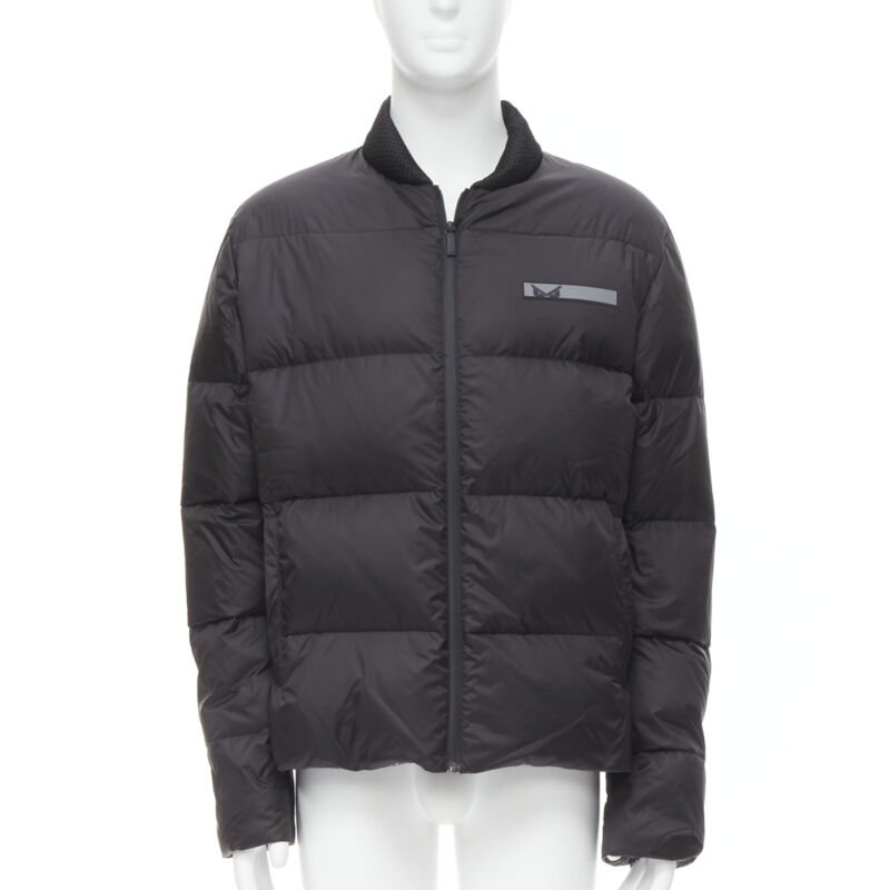 Fendi Black Monster Puffer - Back view