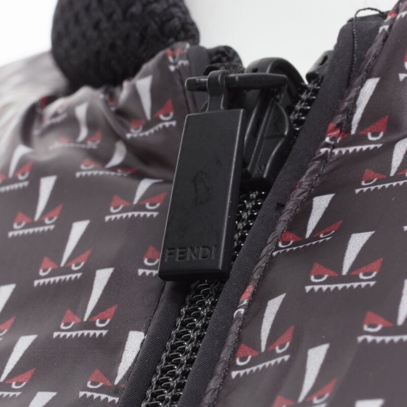 Fendi Black Monster Puffer - Detail 2