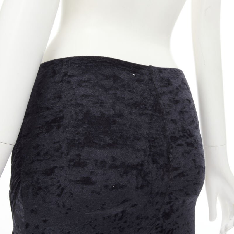 Balenciaga Velvet Draped Leggings - Image 10