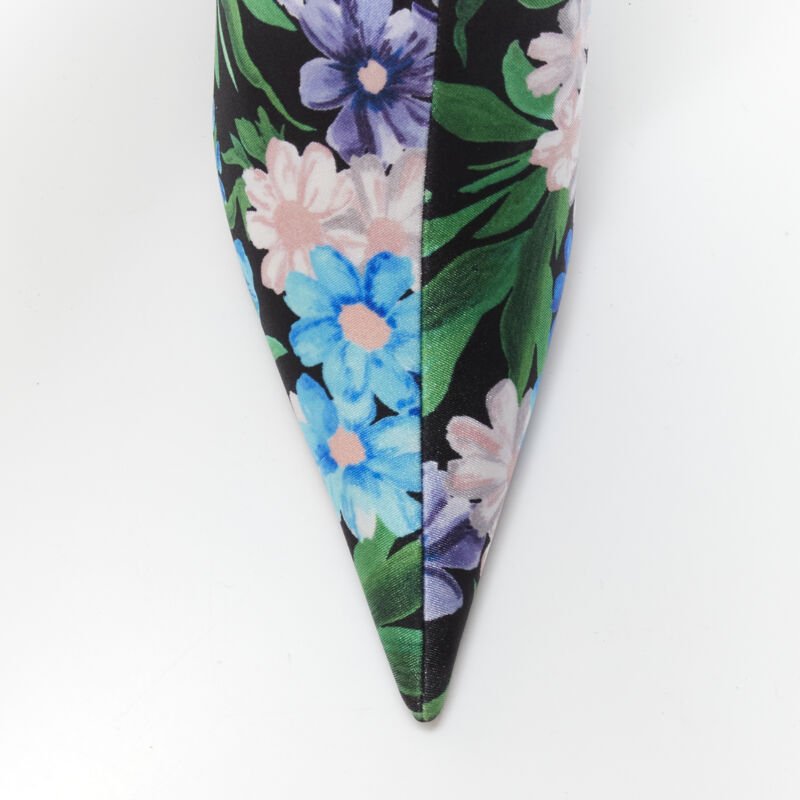 Balenciaga Grommet Pirate Ankle Boots - Back view