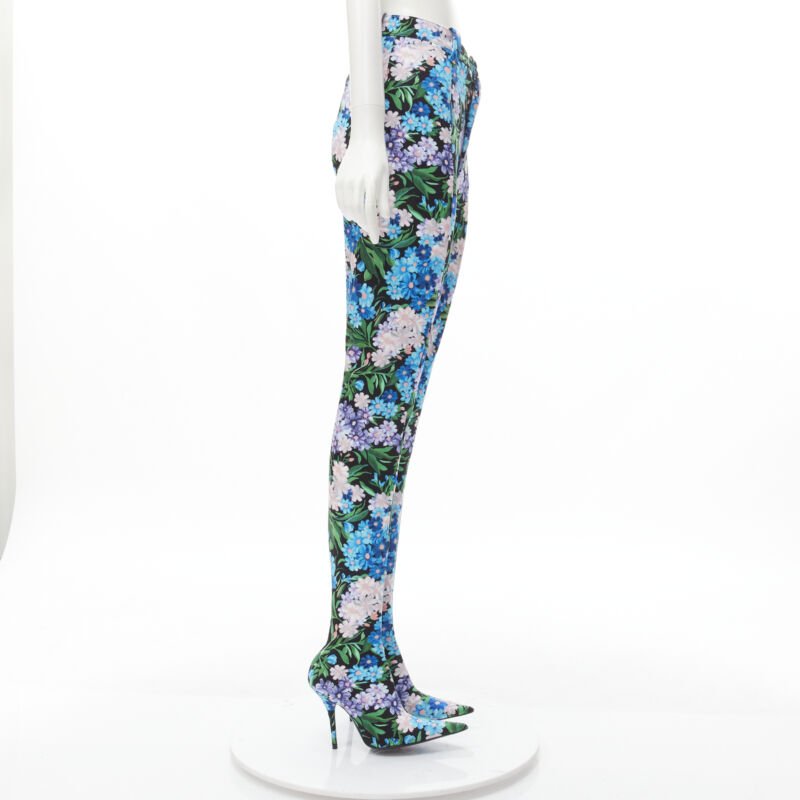 Balenciaga Grommet Pirate Ankle Boots - 4