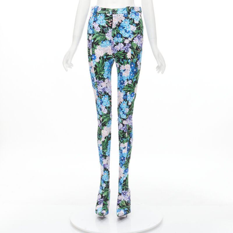 Balenciaga Grommet Pirate Ankle Boots - Side view