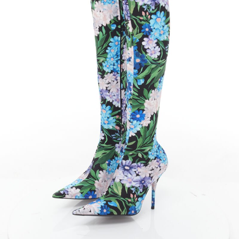 Balenciaga Grommet Pirate Ankle Boots - Image 11