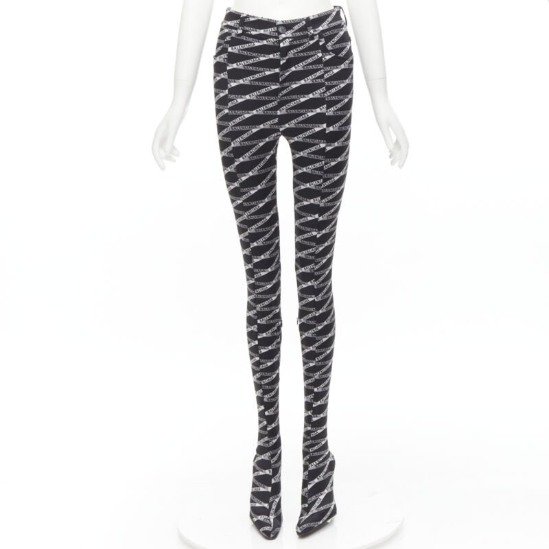 Balenciaga Fabric Drape Leather Boots - Image 6