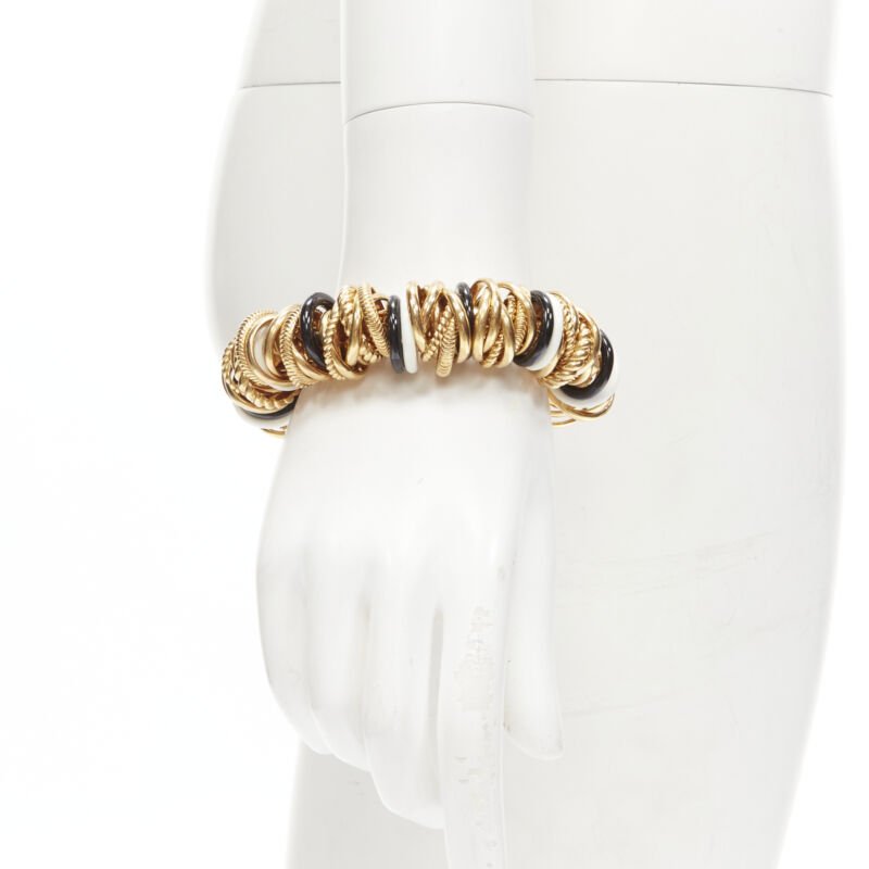Balenciaga Linked Gold Bracelet