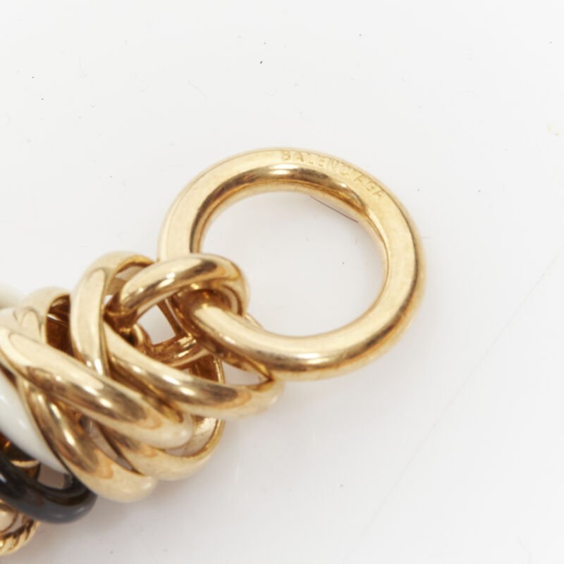 Balenciaga Linked Gold Bracelet - 4