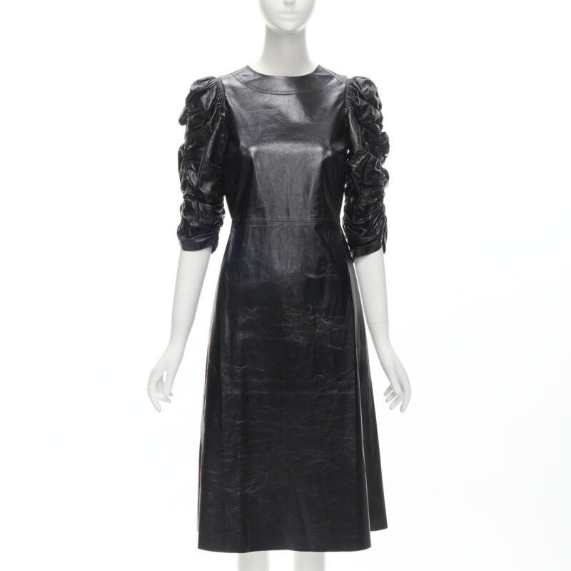 Celine Lambskin Sleeve Dress