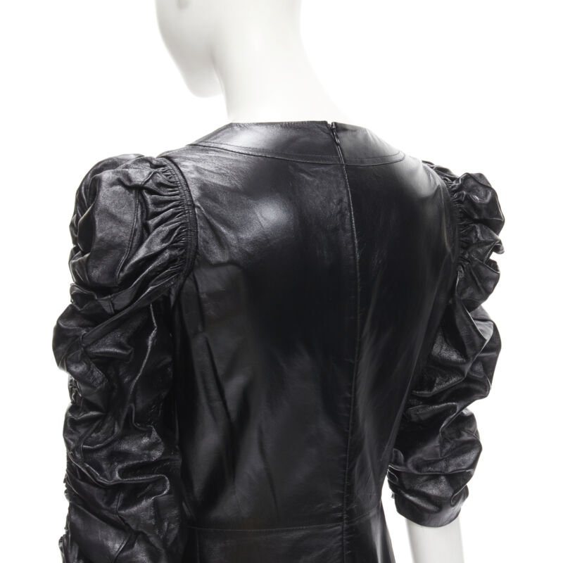 Celine Lambskin Sleeve Dress - Back view