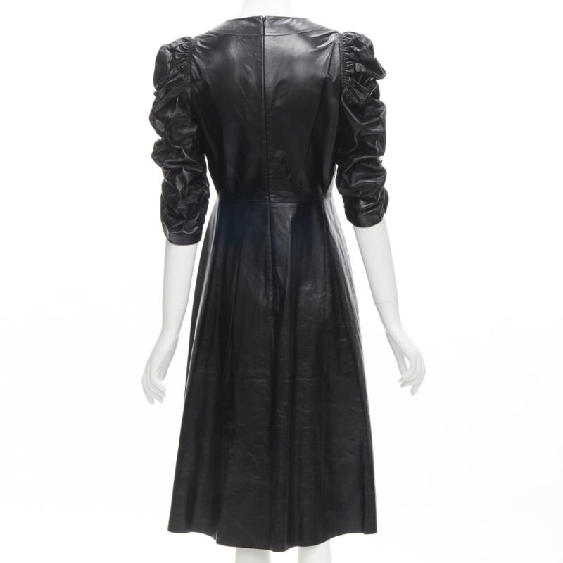 Celine Lambskin Sleeve Dress - Side view