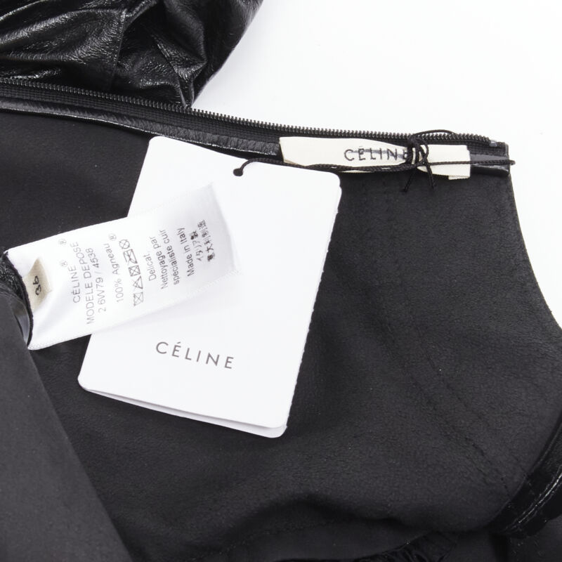 Celine Lambskin Sleeve Dress - Image 11