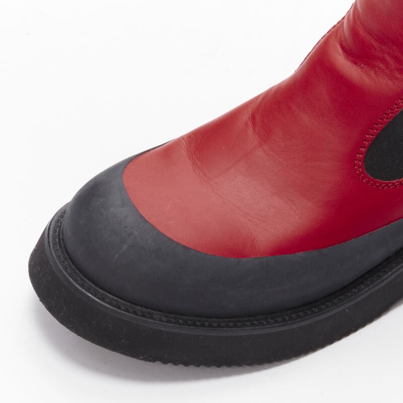 Celine Slogan Combat Leather Boots - Detail 2