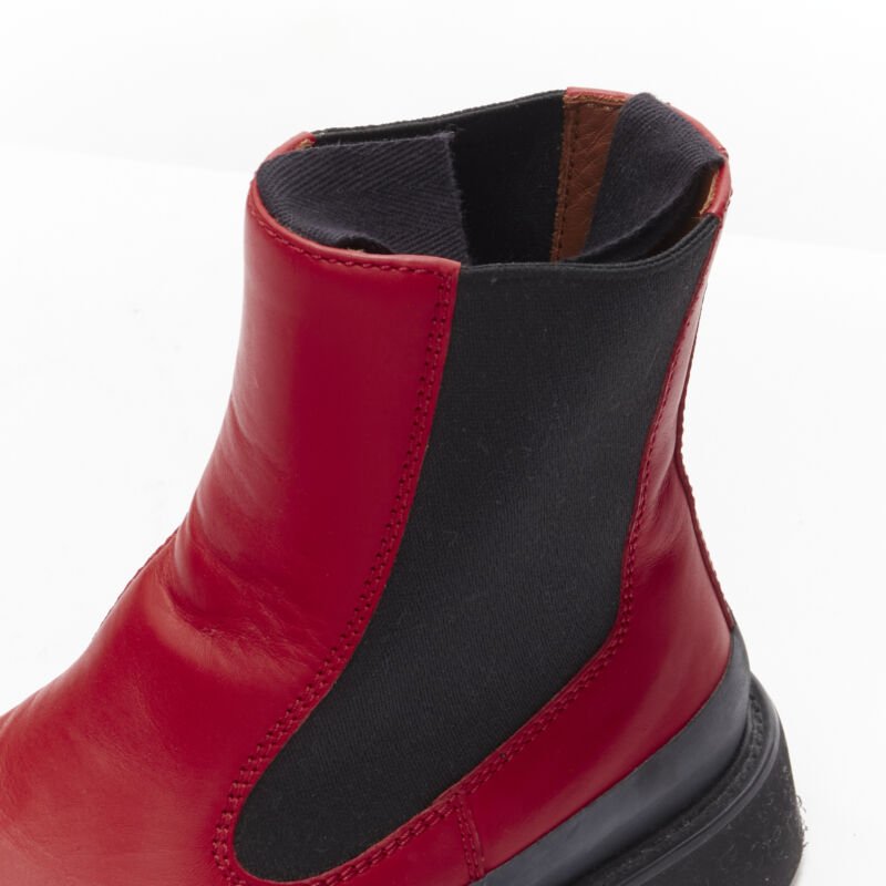 Celine Slogan Combat Leather Boots - Image 10