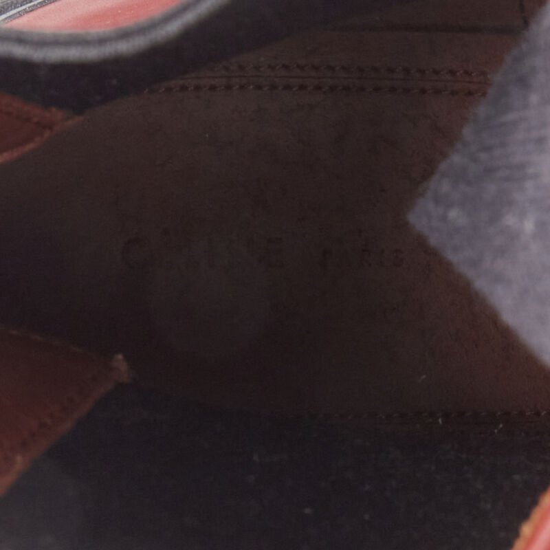 Celine Slogan Combat Leather Boots - Image 11