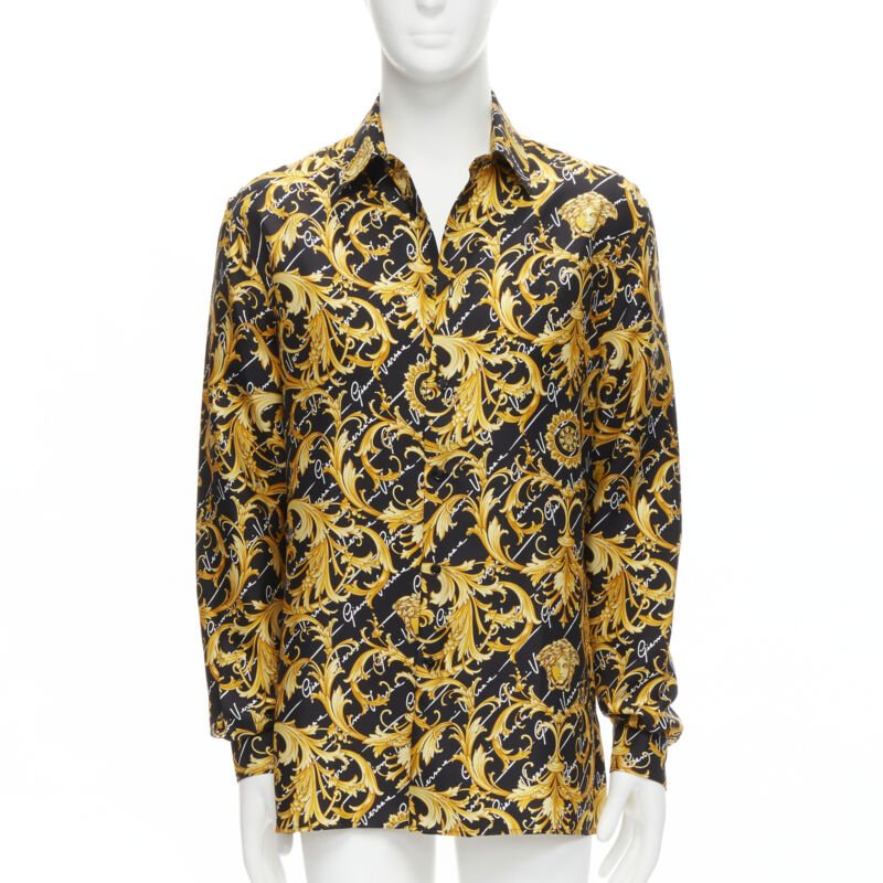 Versace Medusa Barocco Silk Shirt