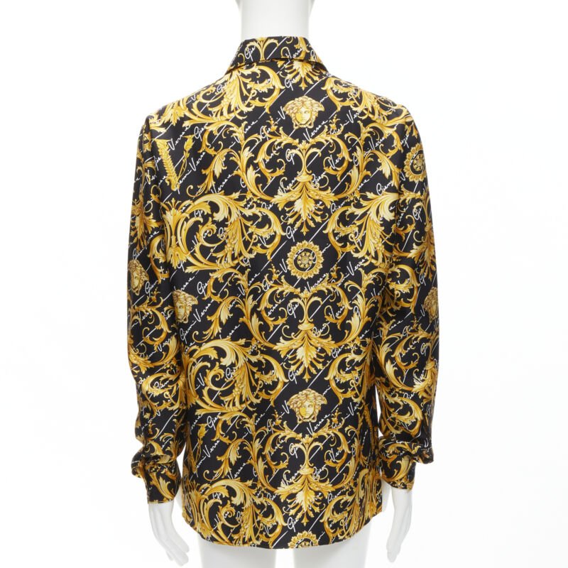 Versace Medusa Barocco Silk Shirt - Side view