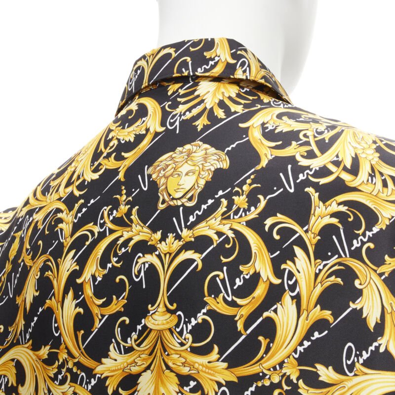 Versace Medusa Barocco Silk Shirt - Detail 2