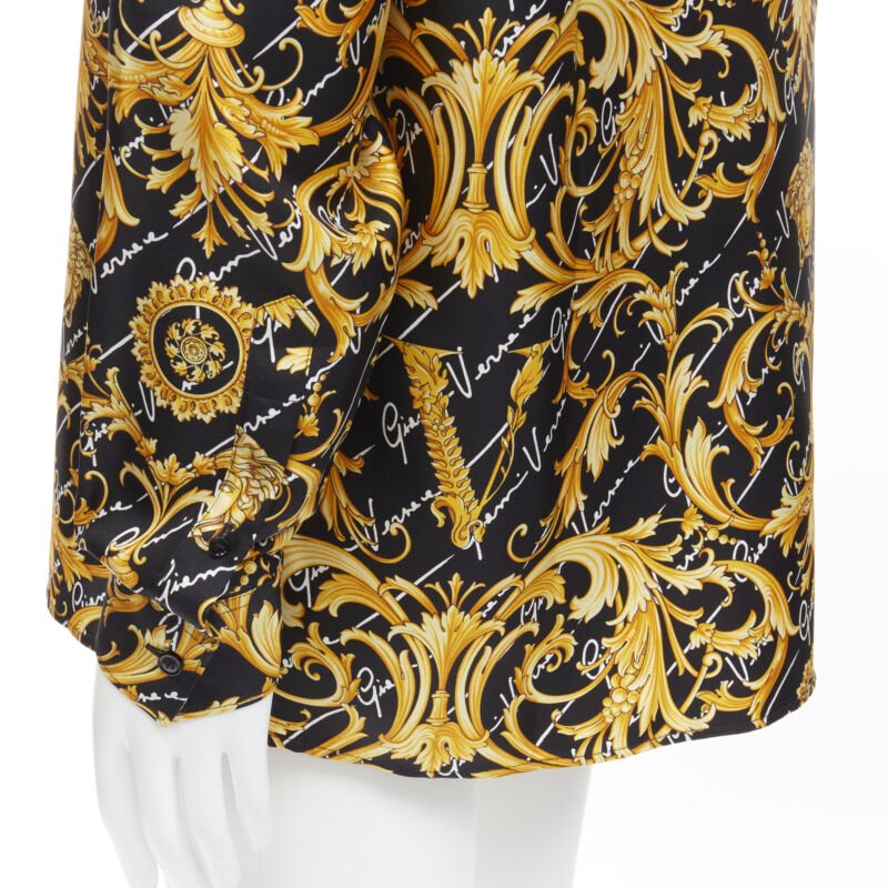 Versace Medusa Barocco Silk Shirt - Image 10