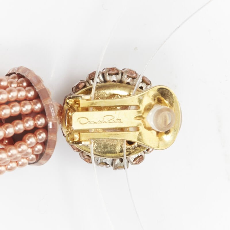 Oscar De La Renta Triangle Tassel Earring - Detail 1