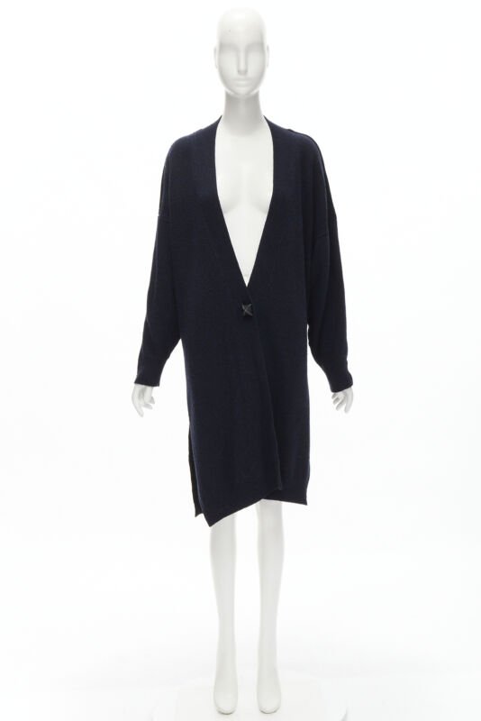 Hermès Leather Button Cardigan - Image 11