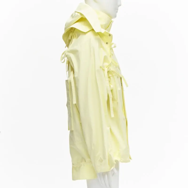 Louis Vuitton Yellow Tie Parka Yellow Cotton Never worn - Box View