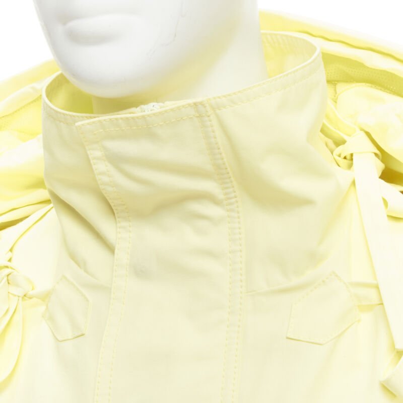 Louis Vuitton Yellow Tie Parka - Detail 1