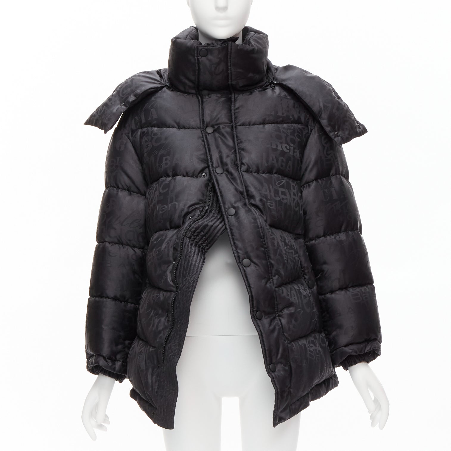 Balenciaga Black Swing Puffer