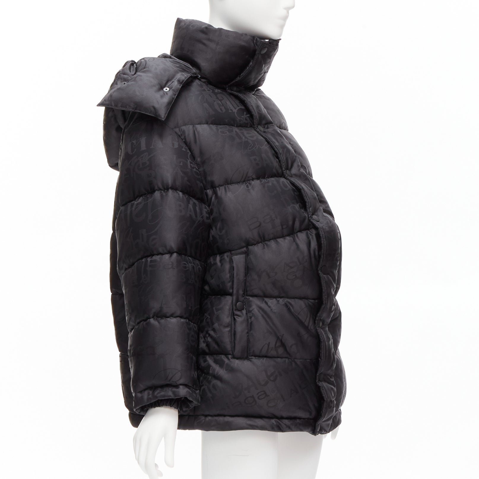 Balenciaga Black Swing Puffer - Image 6