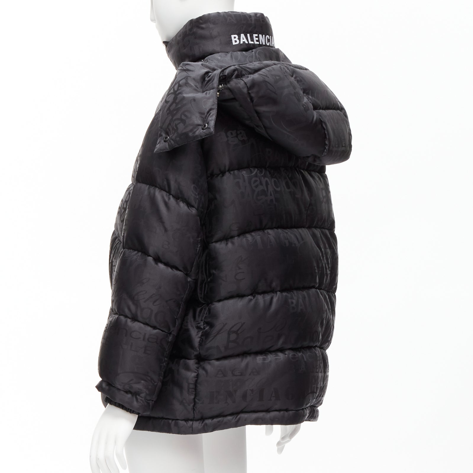 Balenciaga Black Swing Puffer - Detail 1