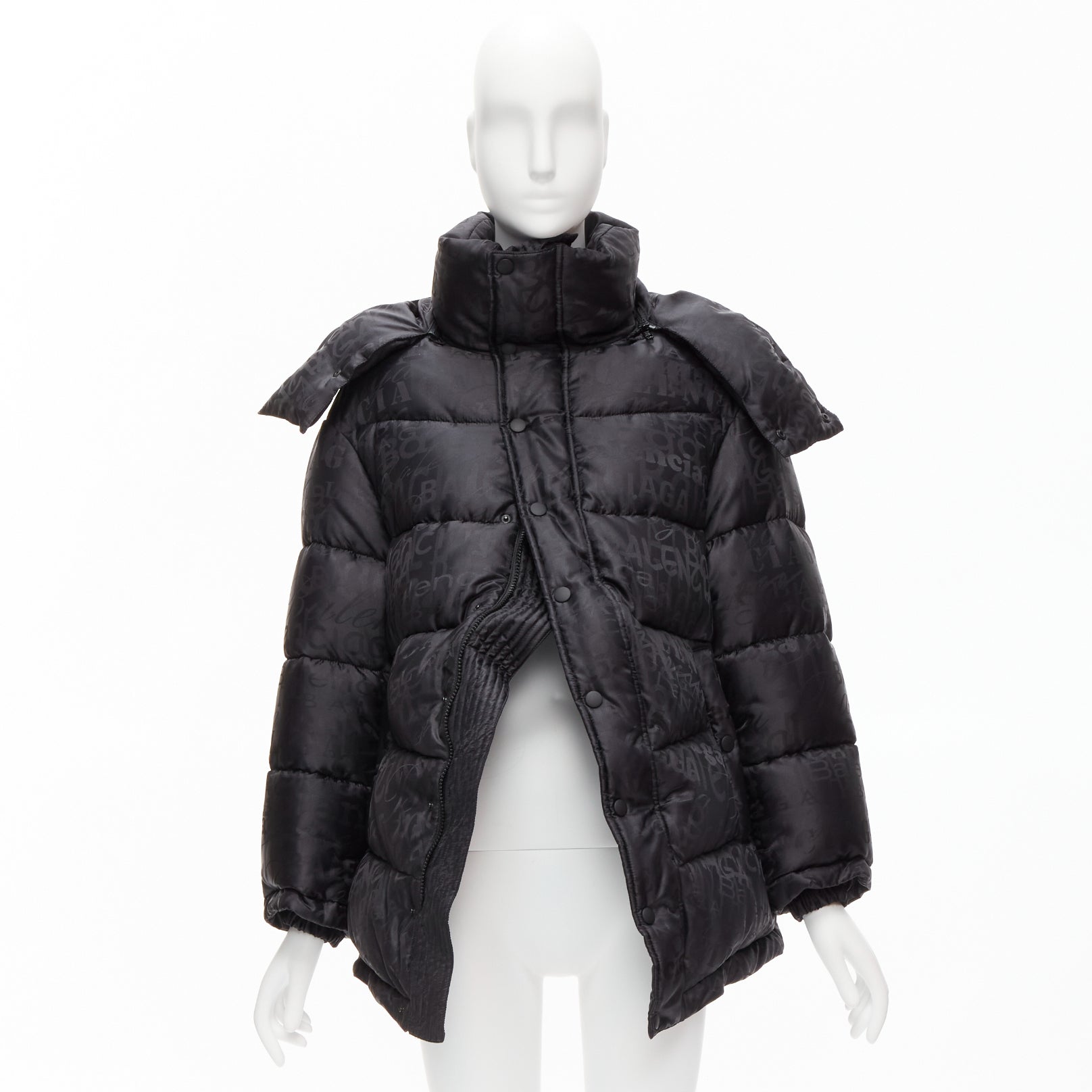 Balenciaga Black Swing Puffer - Image 14