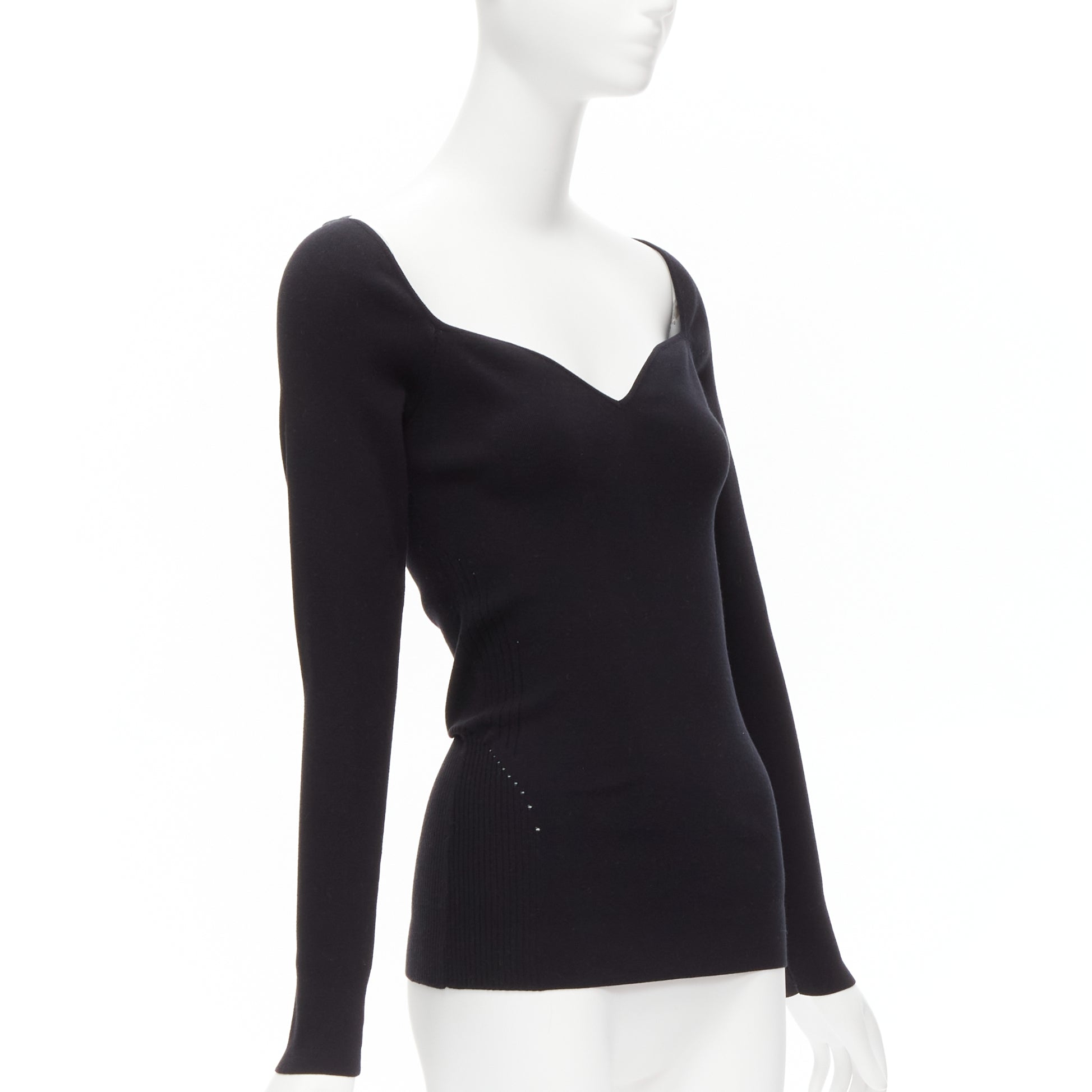 Balenciaga Sweetheart Knit Top - Image 6