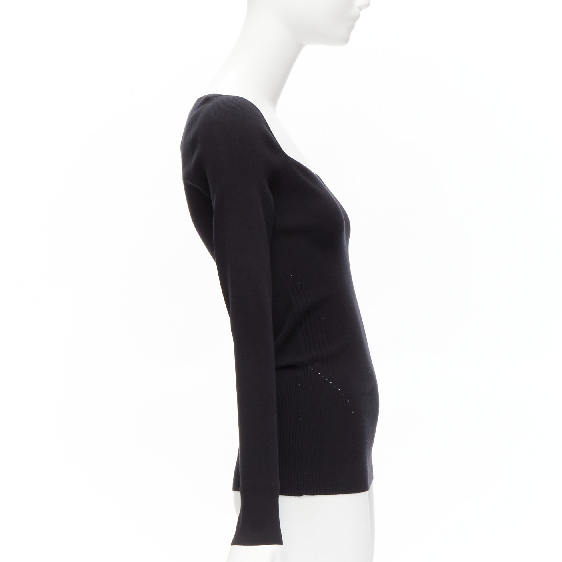 Balenciaga Sweetheart Knit Top - 4