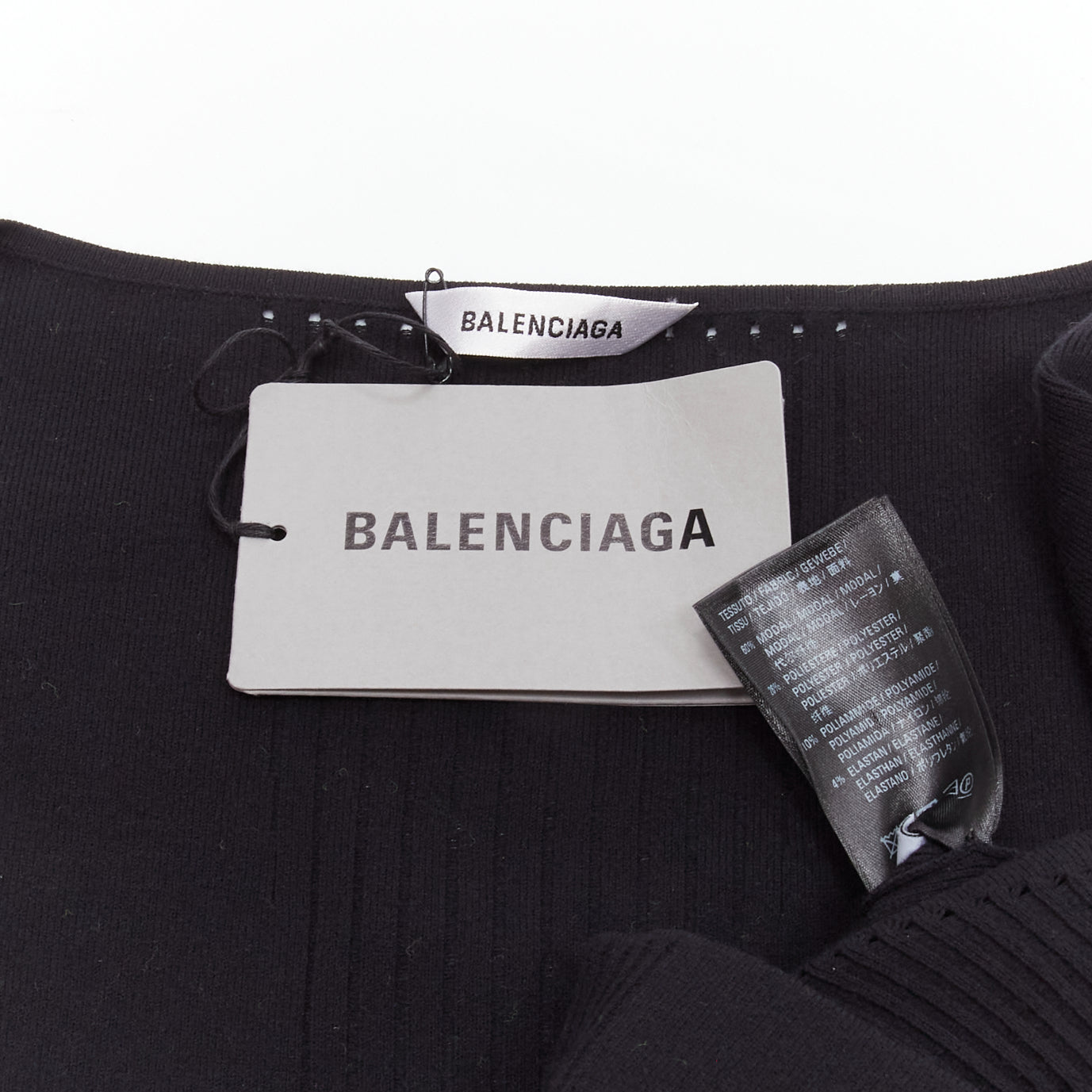 Balenciaga Sweetheart Knit Top - Image 10