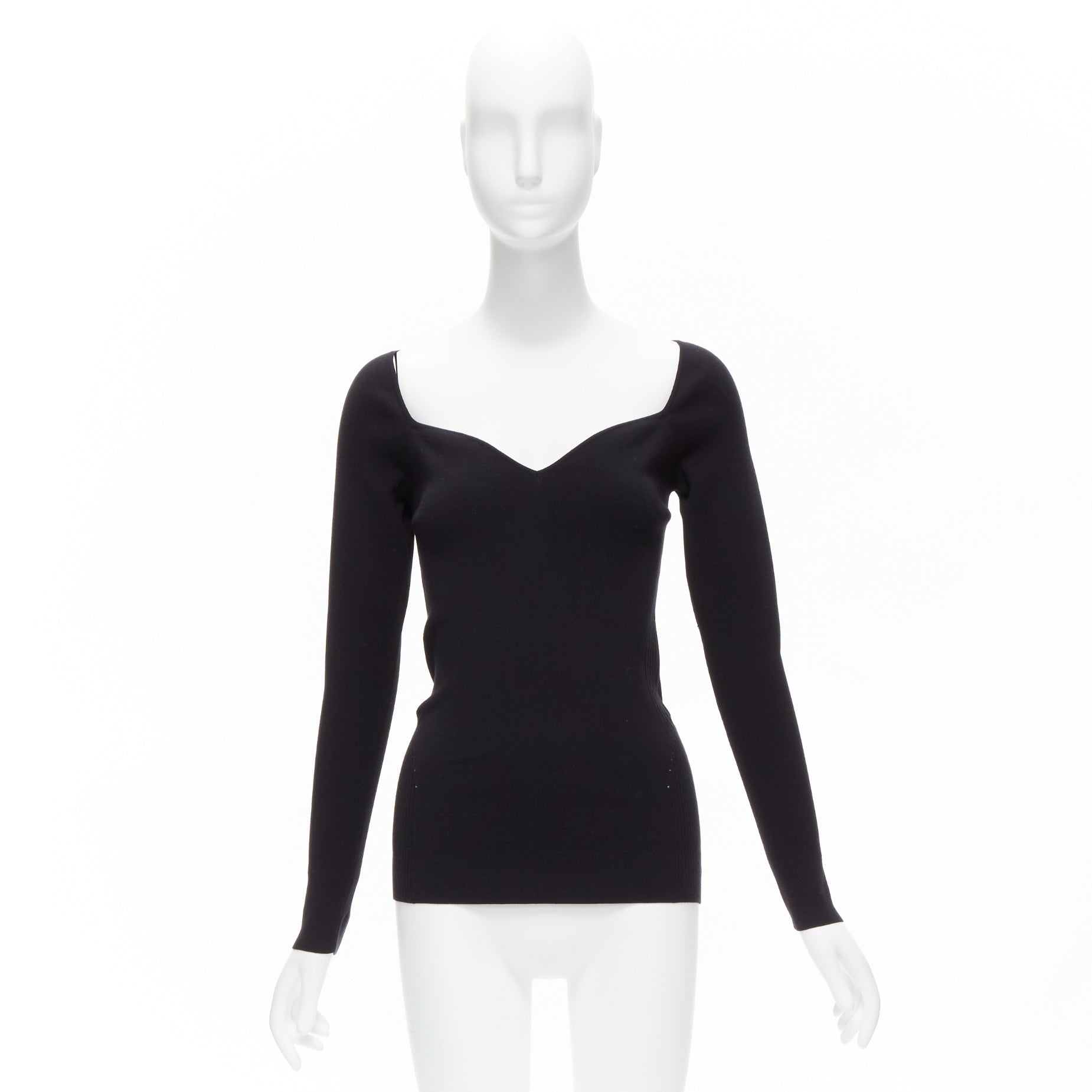 Balenciaga Sweetheart Knit Top - Image 11